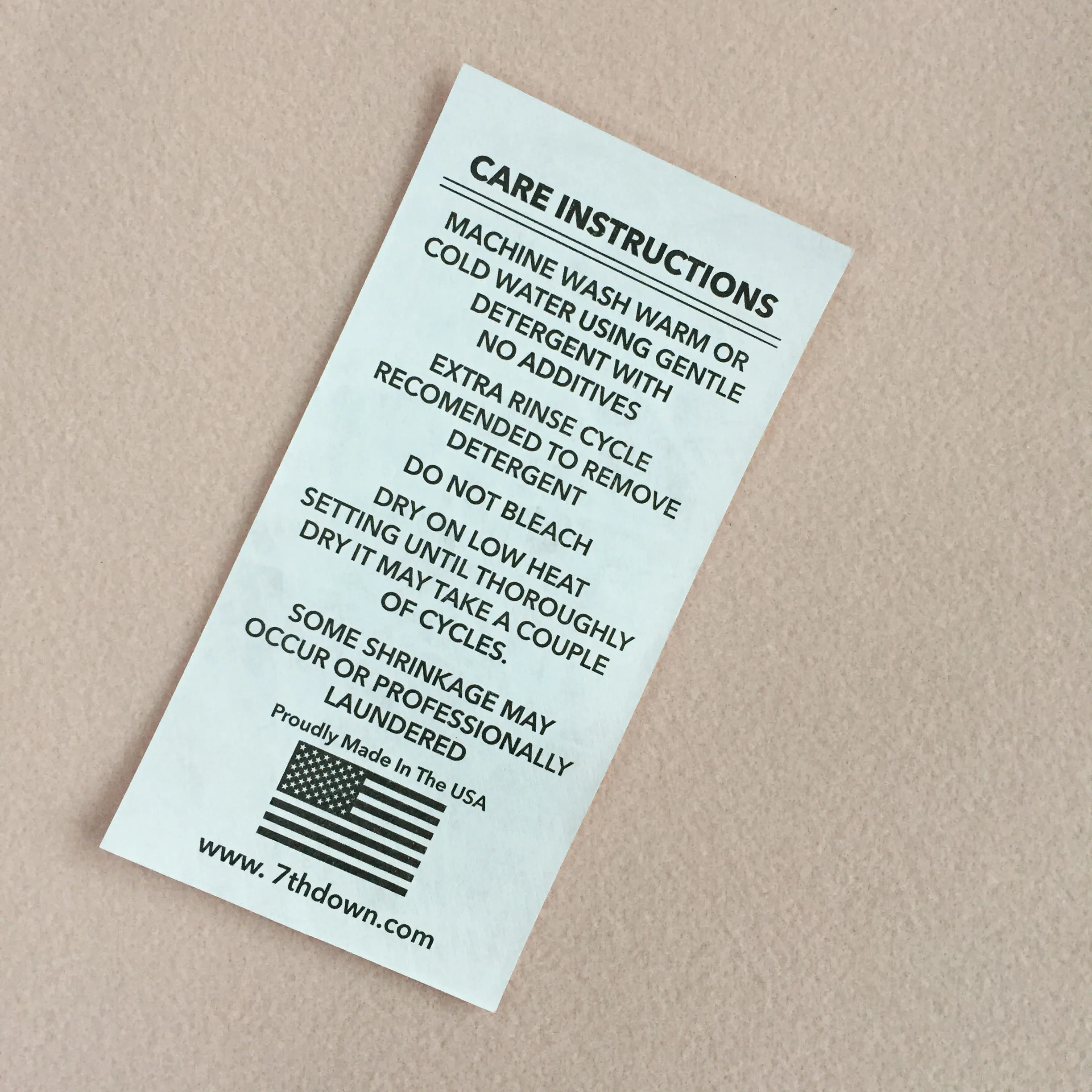 Customised Printing Design Garment Label Tag Washing Care Tyvek Clothing Label