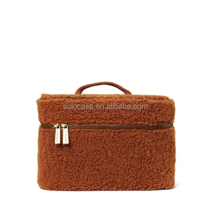 Lamb Wool Travel Makeup Bag