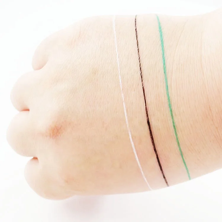 10M 20M Pre Inked Microblading Using Gold Red White Black Eyebrow Mapping String Thread
