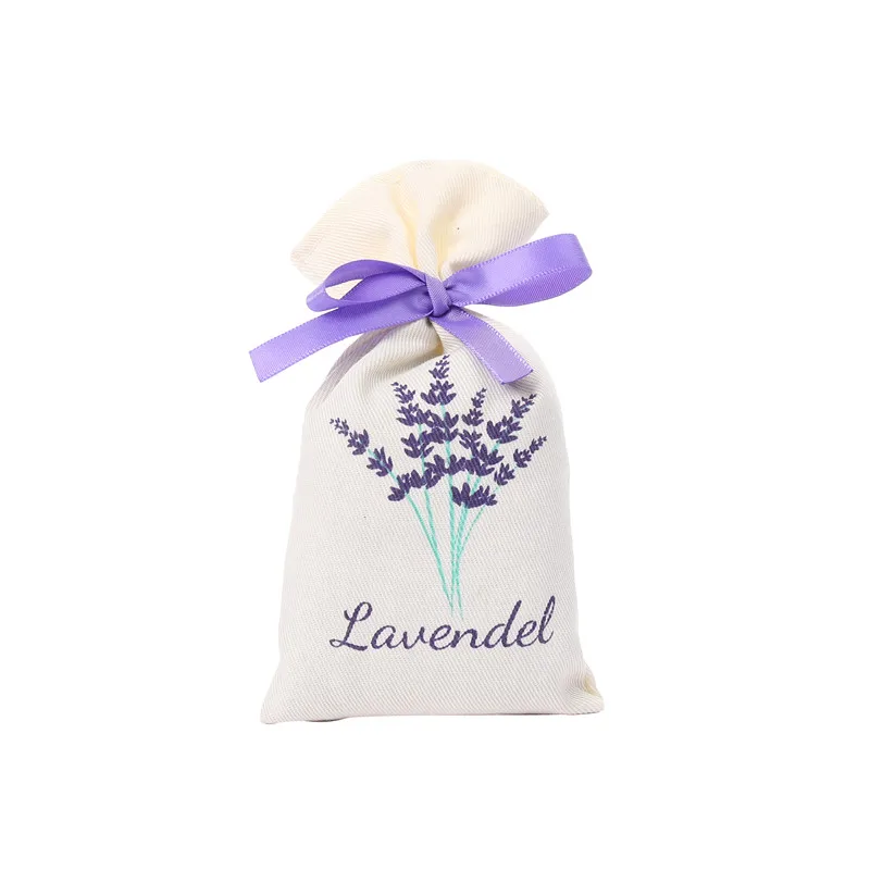 Wholesale Price Lavender-print Twill Fabric Sachet Fragrance Air Freshener Bags