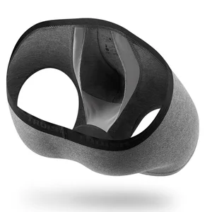 For Tiger Men's Breathable Modal/Spandex Mid-Rise Anti-Bacterial Knitted Boxer Briefs with U-Convex Design Anti-Walking Feature