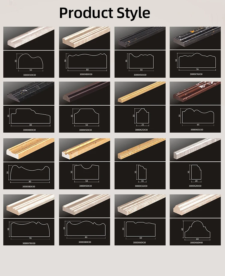 product portugal moca cream beige skirting moulding limestone baseboard honed modern for home decoration-7