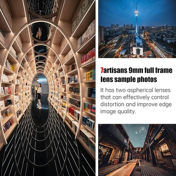 7artisans 9mm F5.6 Full Frame MF Ultra Wide Angle Prime Lens for Sony E Nikon Z Canon RF Sigma L Mount detail image
