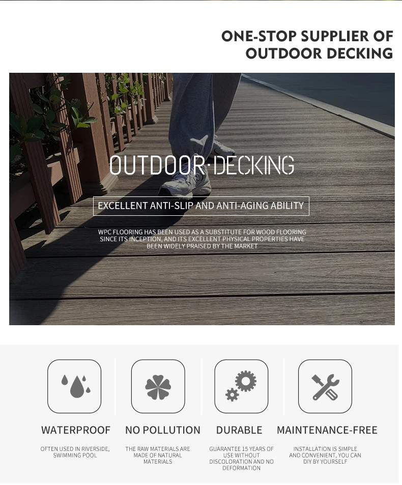 china outdoor wpc decking