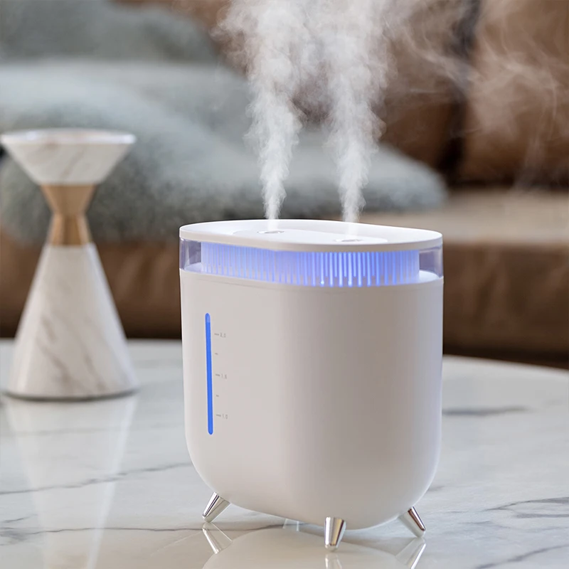 IMYCOO Large Capacity Rechargeable USB Dual 2L Air Humidifier OEM/ODM Spray Cool Mist Big Battery Humidifier
