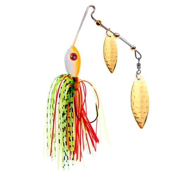 13g 17g Spinner Lures Buzz Bait Rubber Skirt Fishing Lure Metal Spoon ...