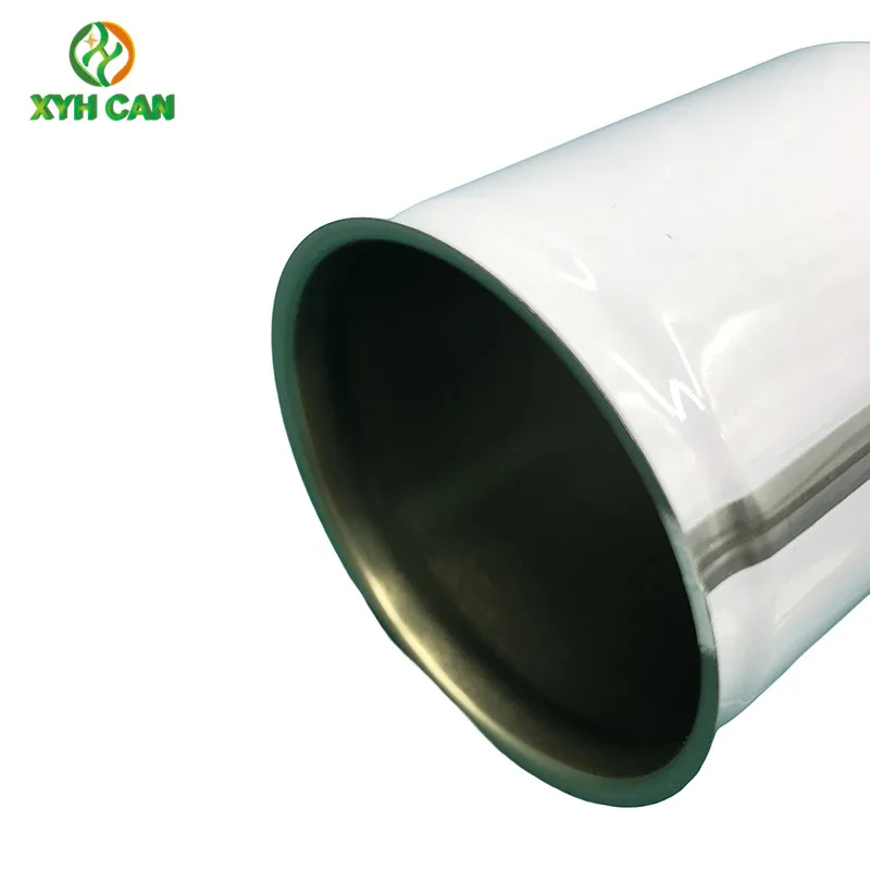 100ml Round Metal Tin Can Packaging for Alcohol Whisky Rum Gin Vodka Tequila Tea Coffee Beverage Wine Energy Drink Juice