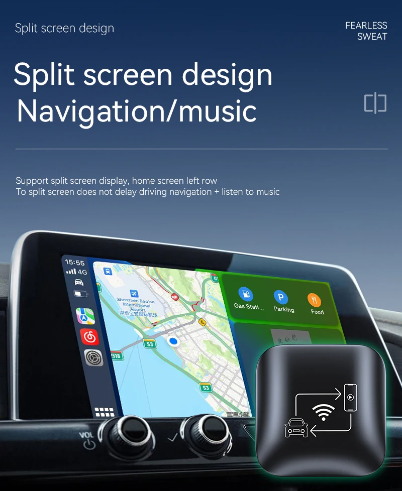 Ai Box Carplay/Android Auto Wireless Adapter, Android 13 6-in-1 Video - Foto 10