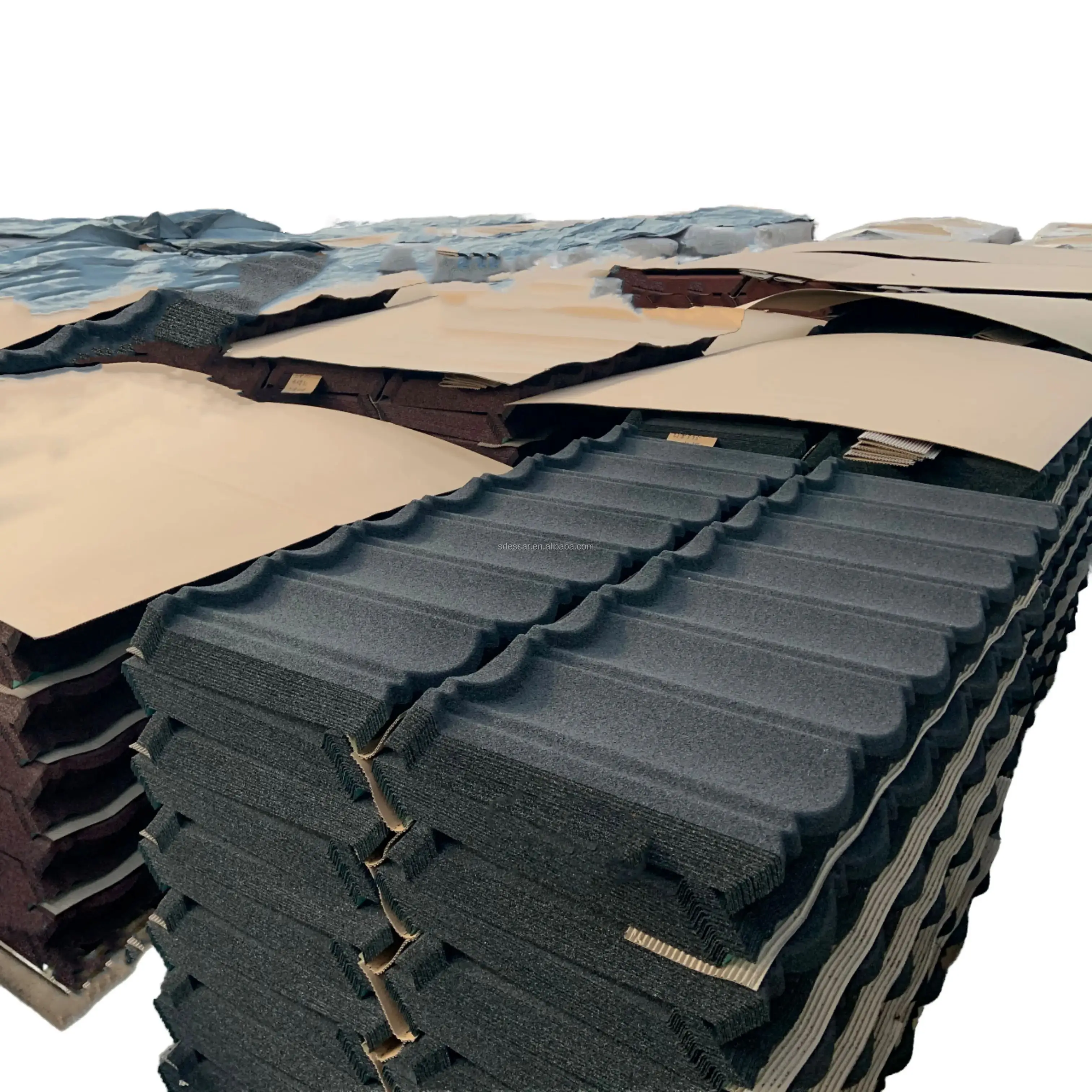 Prime Farmhouse-Style Colored Stone Coated Steel Roof Tiles AZ80 Heat Resistant Roofing Sheet for Hotels and Second Homes