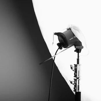 Godox 75 Inch 178cm Silver Black Reflective Umbrella Lighting Light Umbrella with Large Diffuser Cover detail image