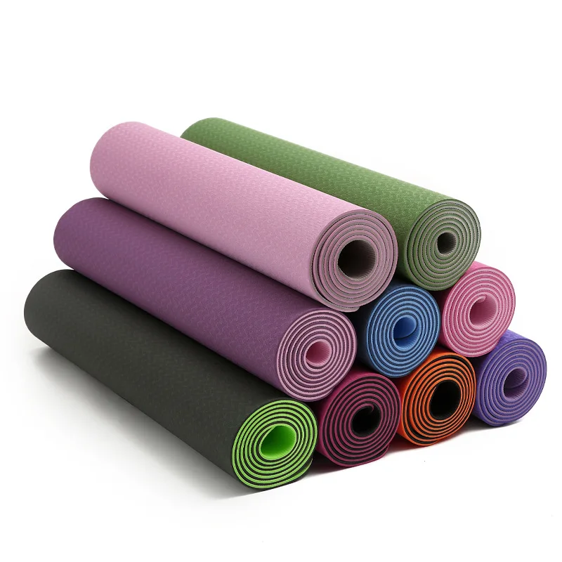 Shipley films Origineel Wholesale Tpe Yoga Mat With Rope Home Fitness Dance Mat Solid Color,Double  Colors Sport Mat With Position Line - Buy Tpe Yoga Mat,Home Fitness Dance  Mat,Sport Mat With Position Line Product on