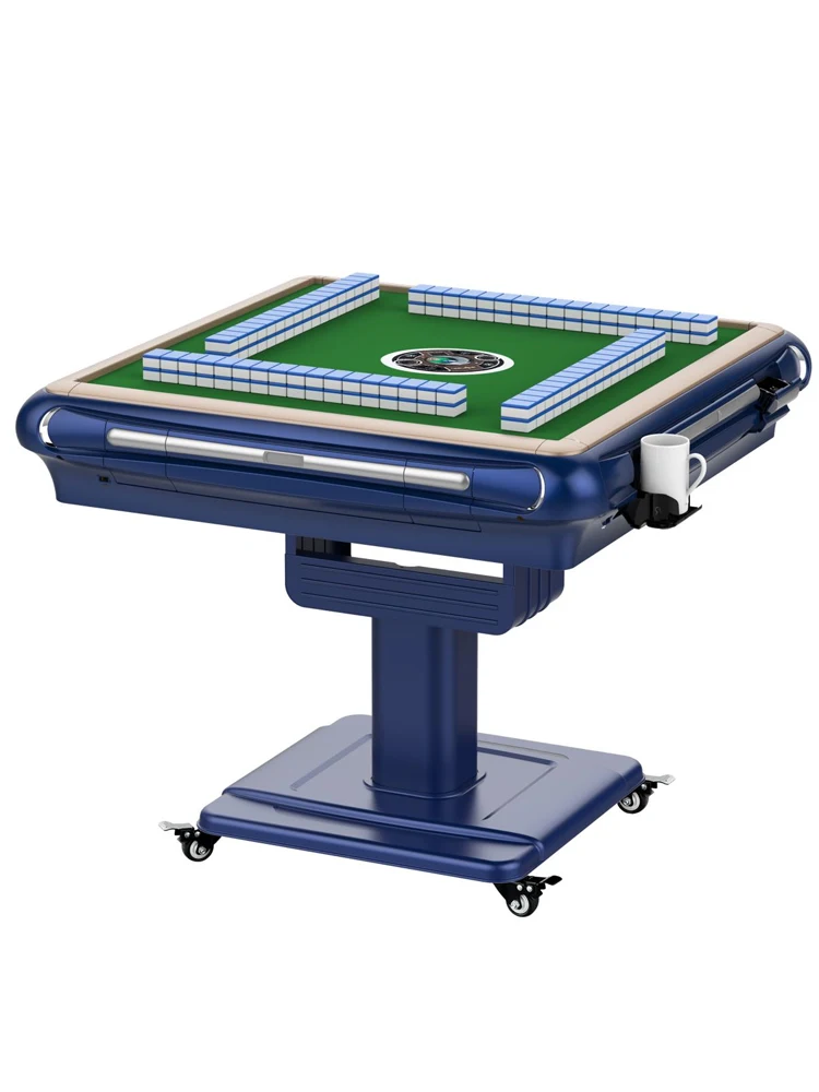 High Quality Professional Casino Gambling Texas Poker Table 9 Person With LED Light
