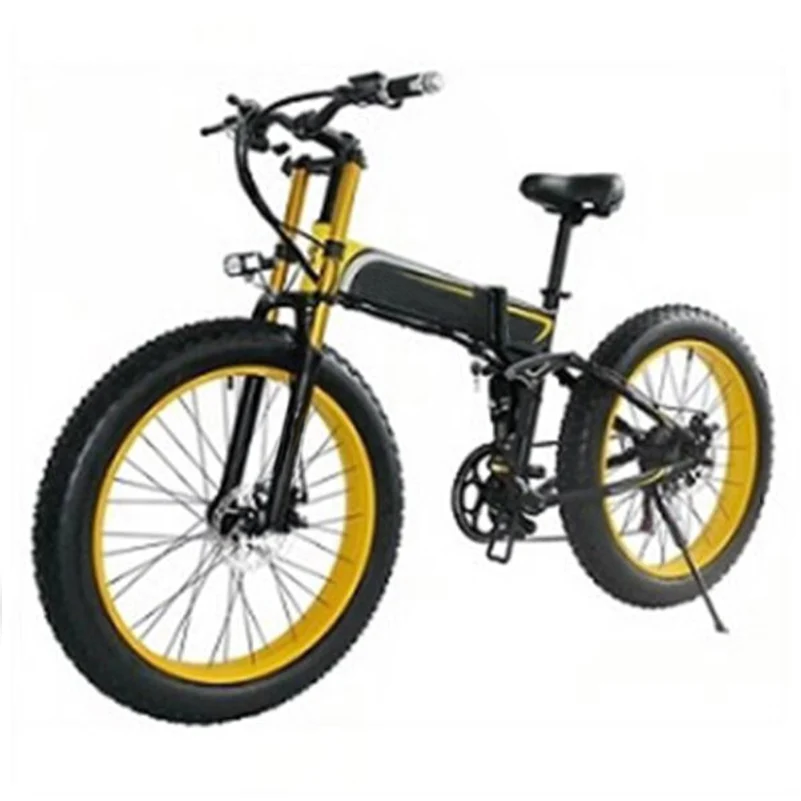 16 Inch Customizable 500W Folding Electric Bike 100 Mile Range, ODM