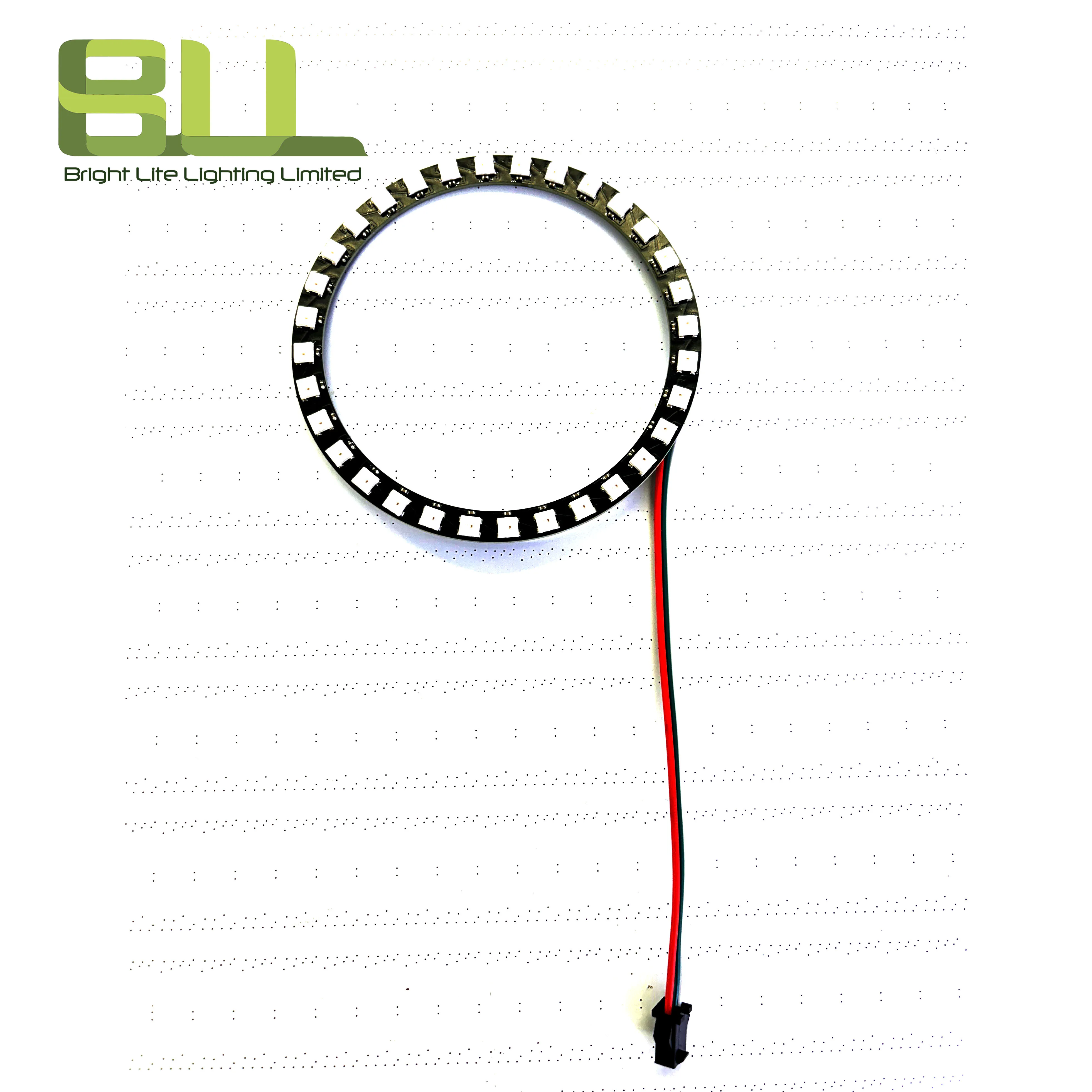 Smart LED Ring WS2812  Individually Addressable Pixel RGBIC 32Leds DC5V Led Strip Light