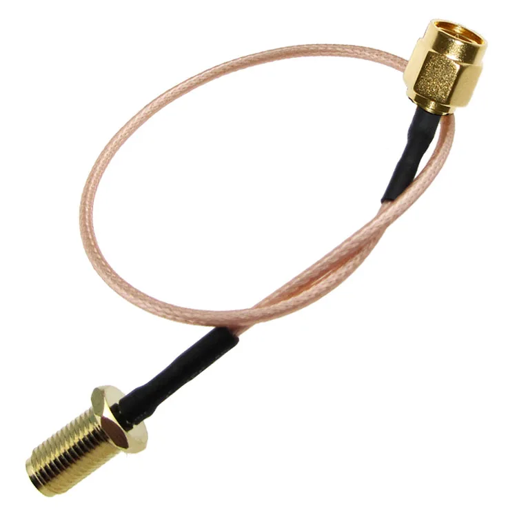 Communication Cable 50Ohm Low Loss RF RG400 Coaxial Cable Double Shielding Cable for Antenna