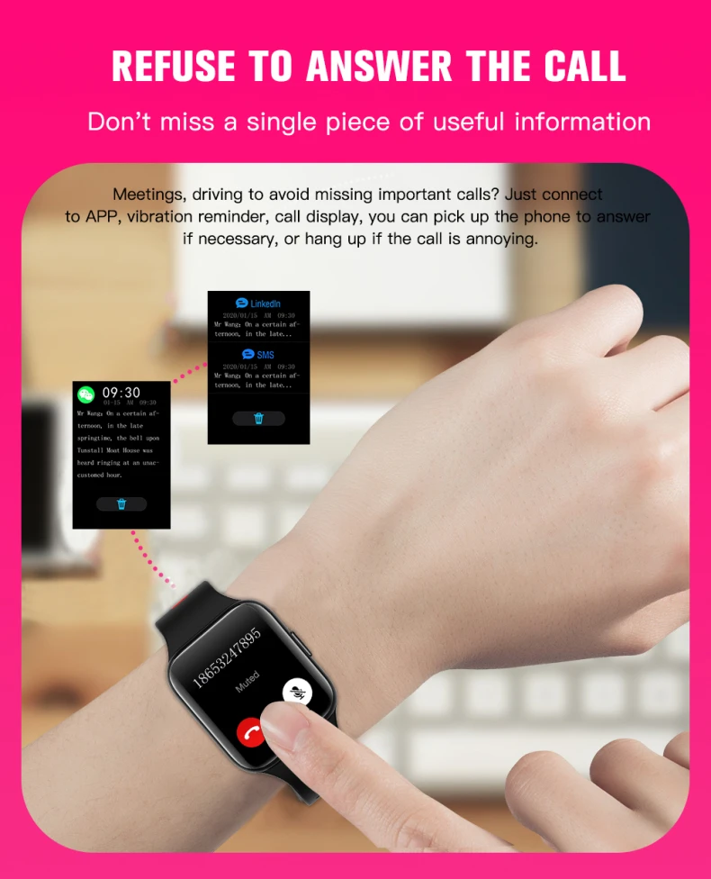 F30U Smartwatch 2022 Reloj Inteligentes Bracelet 1.55 Inch Display with Silicone Two Color Strap Heart Rate Sport Smart Watch(14).jpg