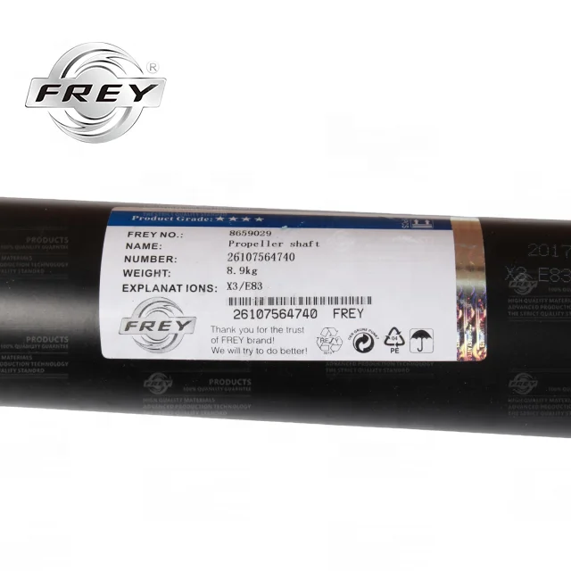 Frey Auto Items 26107564740 Drive Shaft for BMW X3 E83 2.5 3.0 Shaft Parts Supplier