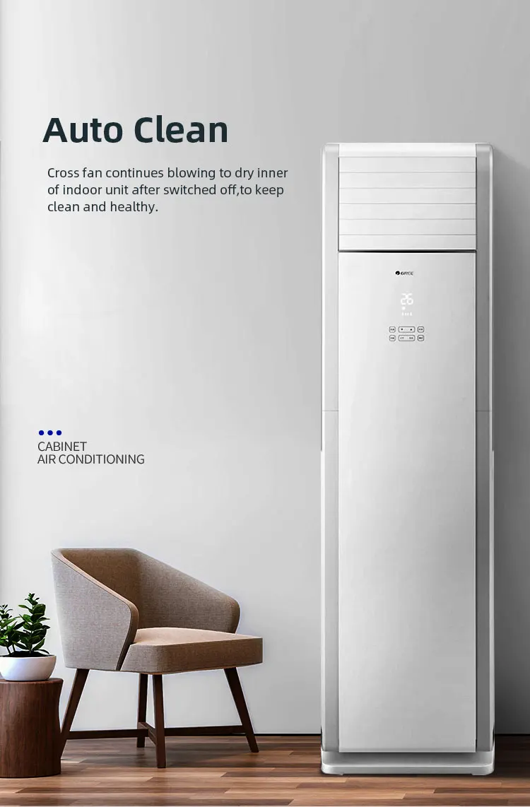 Gree Floor Standing Air Conditioner Inverter 3 4 5ton 24000btu 48000btu 36000btu Fast Cooling 7673