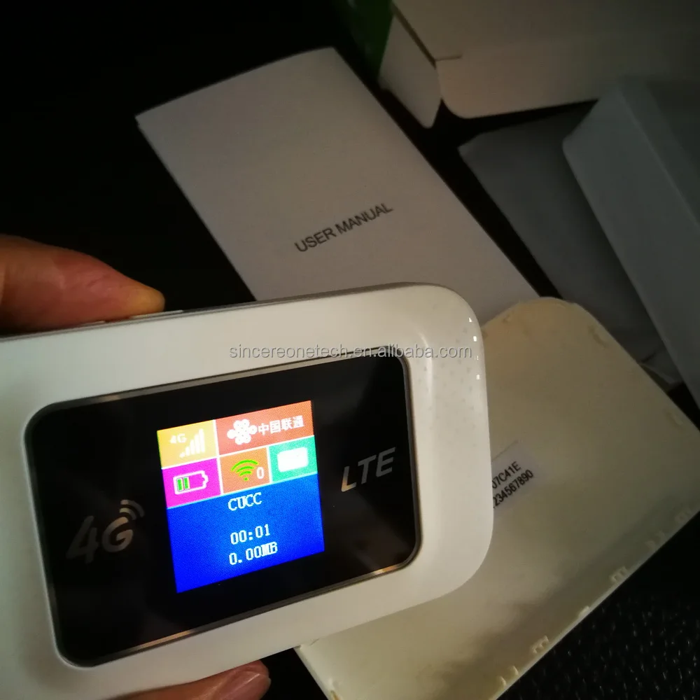 4g Hotspot D921 with Color Lcd Screen Display Mobile Pocket Wifi Router