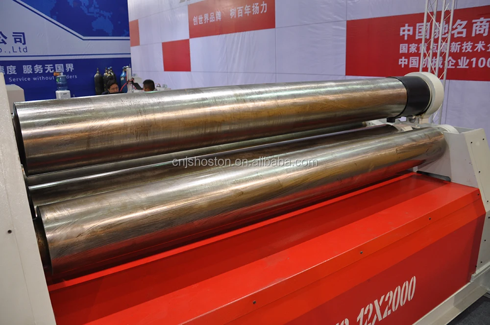 Automatic Hydraulic 4 Roller Metal Plate Rolling Machine Stainless Steel Roller Aluminum Carbon Steel Alloy Core Motor Pump