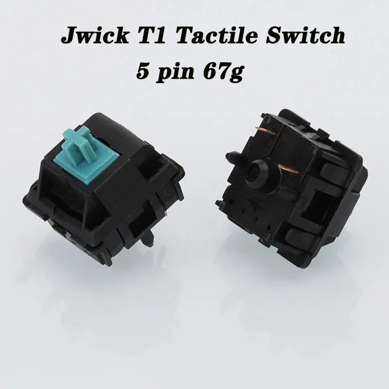 Jwick Jwk T1 V2 Heavy Tactile Switches With Nylon 67g Green Blue Lubed