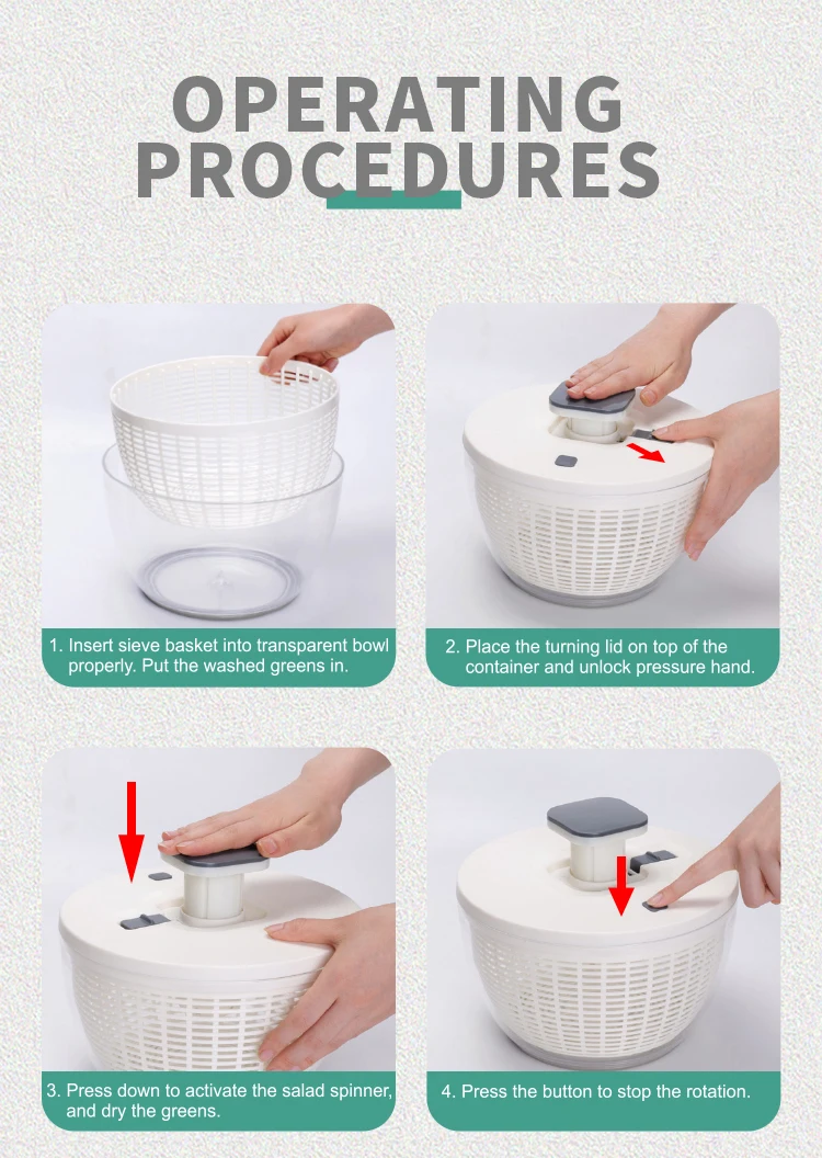 Factory Electric Vegetable Fruits Washer Collapsible Salad Spinner Electric Vegetable Salad