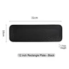 12'' Rectangle Black