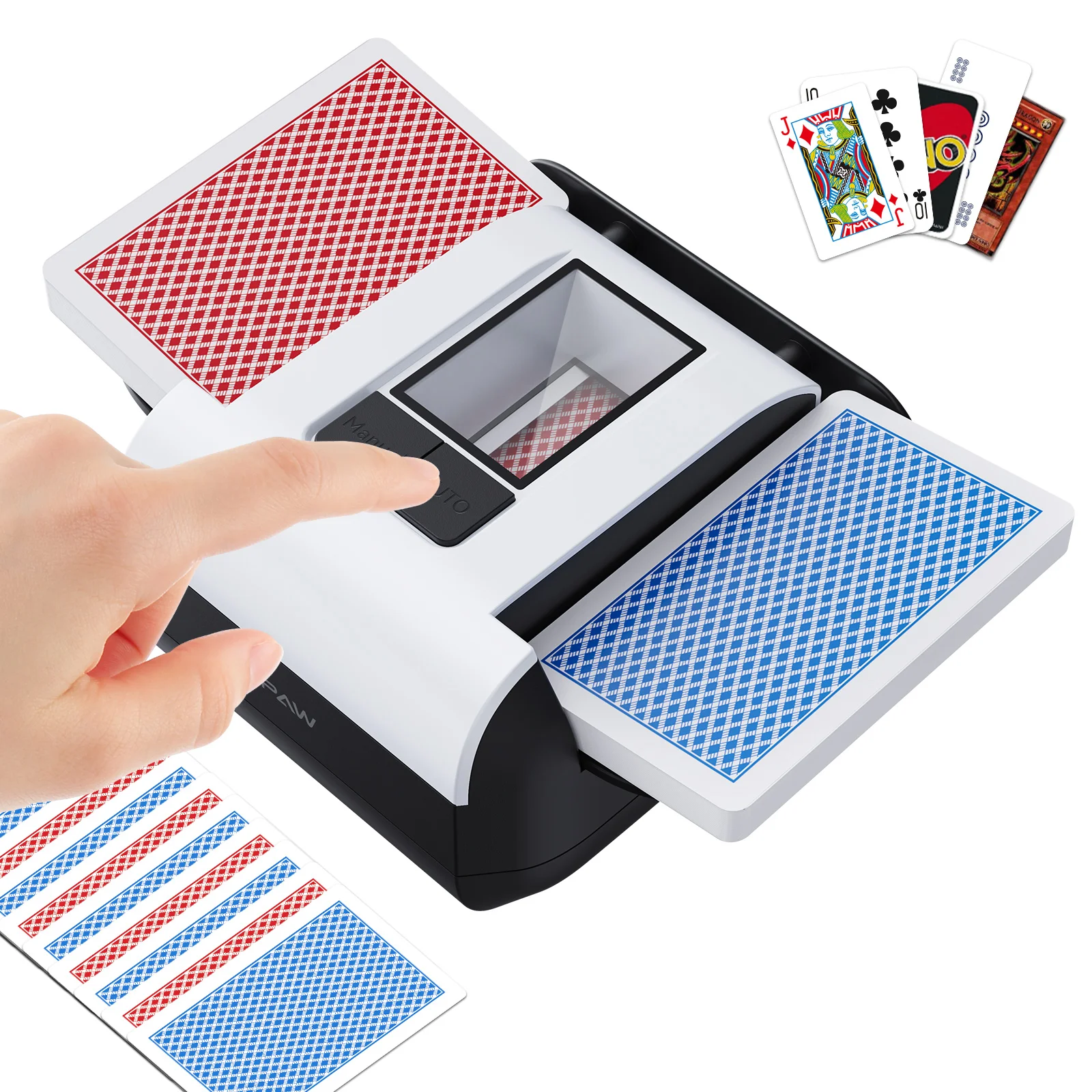 casino grade card shuffler Amazon Best Sellers: Best Casino Card Shufflers main image 1