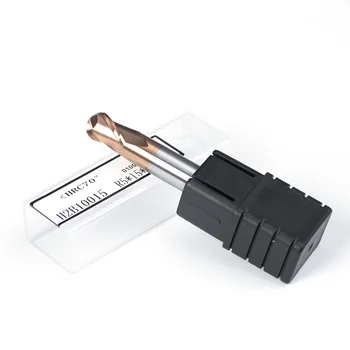 2-Flute Straight Shank Ball Nose End Mill Carbide Milling Cutter ODM & OEM Supported Factory Direct Custom Inch Size