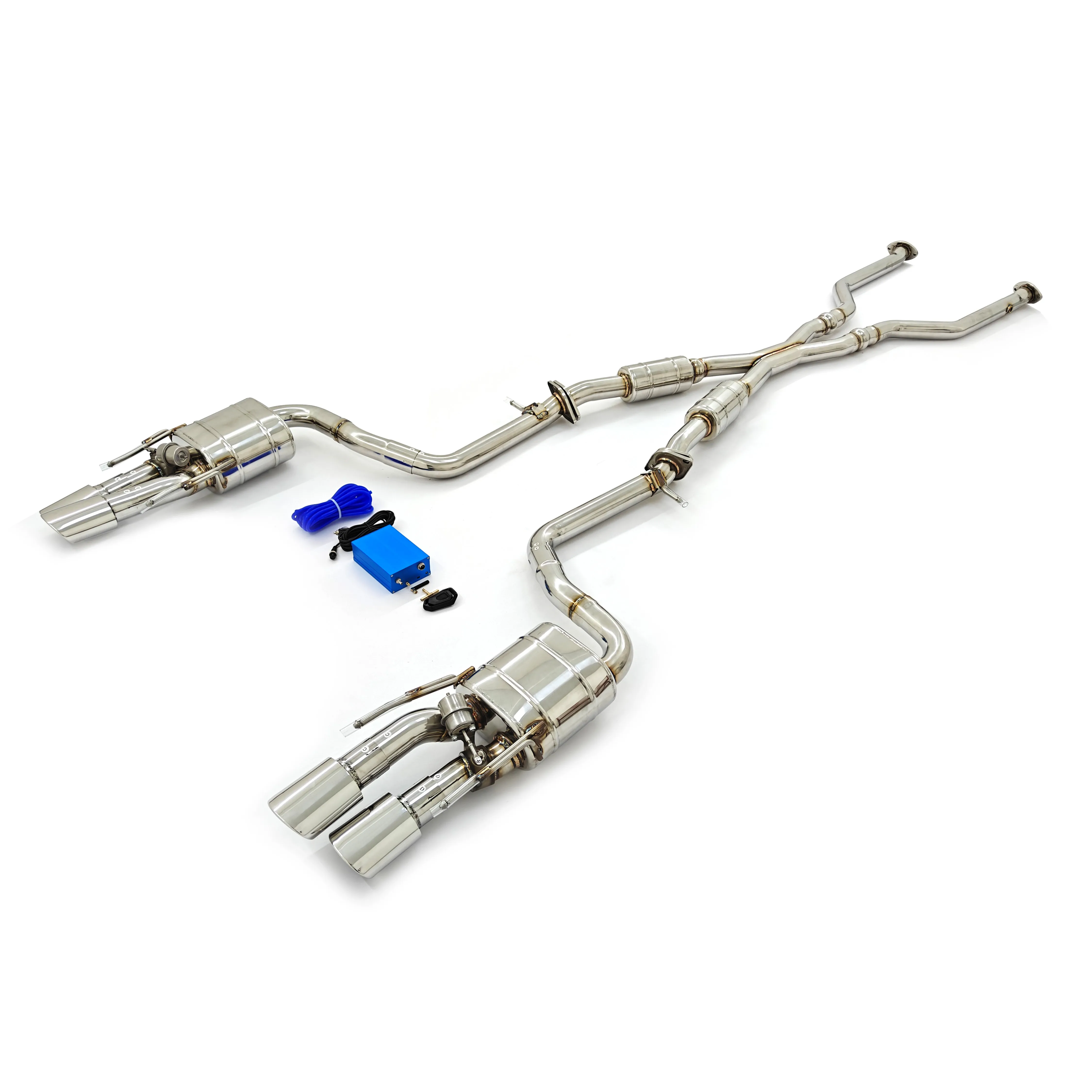 Lexus Gsf / GS F 5.0L V8 Exhaust 2015-2020 Valved Muffler Remote Control Catback Stainless Steel