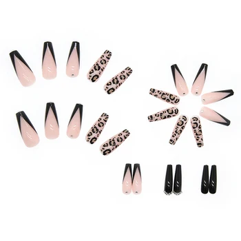 OEM/ODM High Quality Factory Price False Nails Private Label 24pcs Box Package Artificial Finger Nails Press on Nail