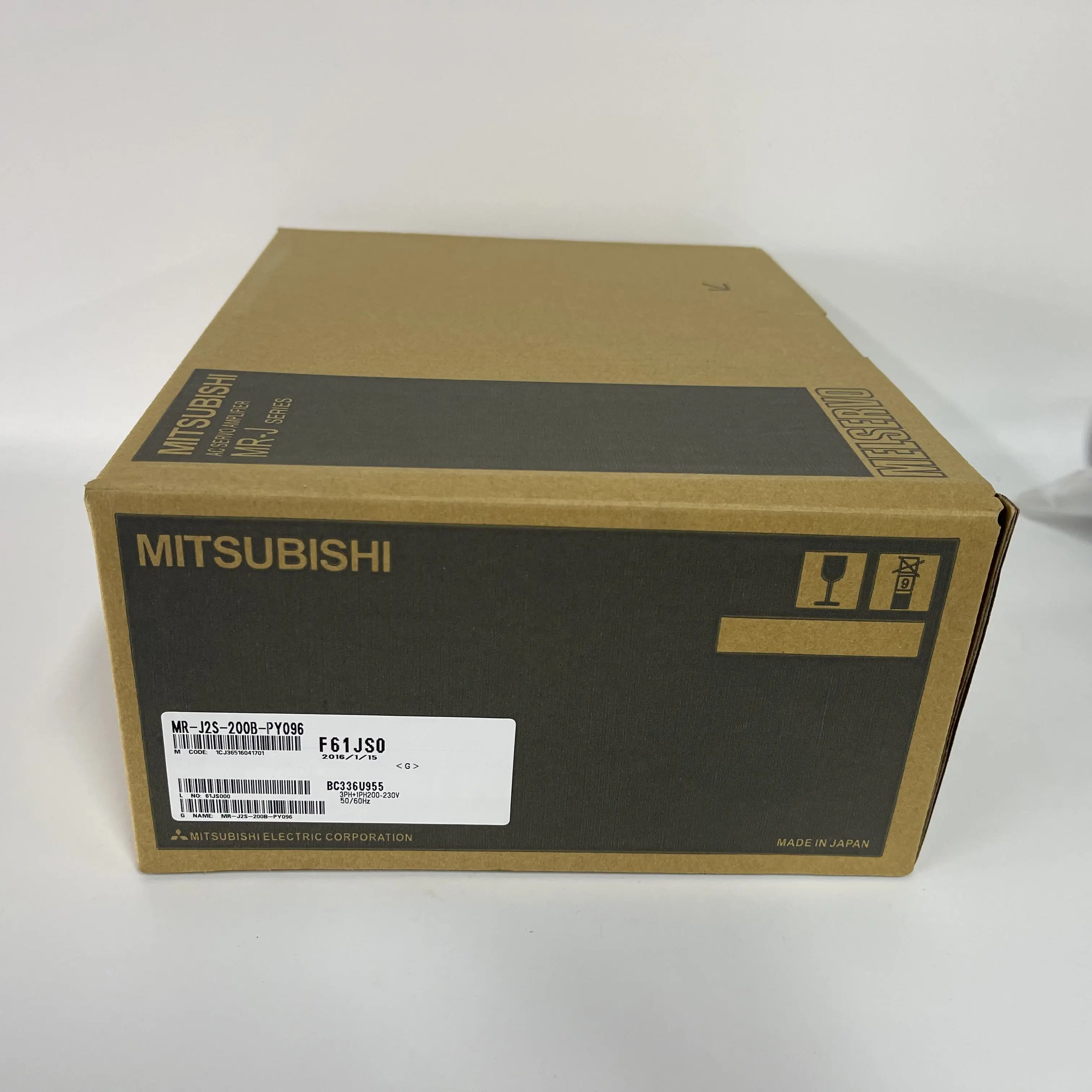 Mitsubishi AC Servo Amplifier MR-J2S Series MR-J2S-200B-PY096 Mitsubishi AC Servo Amplifier MR-J2S Series MR-J2S-200B-PY096