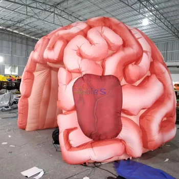 3m Creative  Inflatable Brain Model Tunnel for Halloween Decorations Custom Medical Education Model Inflatable Mega Brain