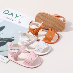 2026 Wholesale Anti-slip TPR Outsole Baby Toddler Summer Sandals Shoes for Girls