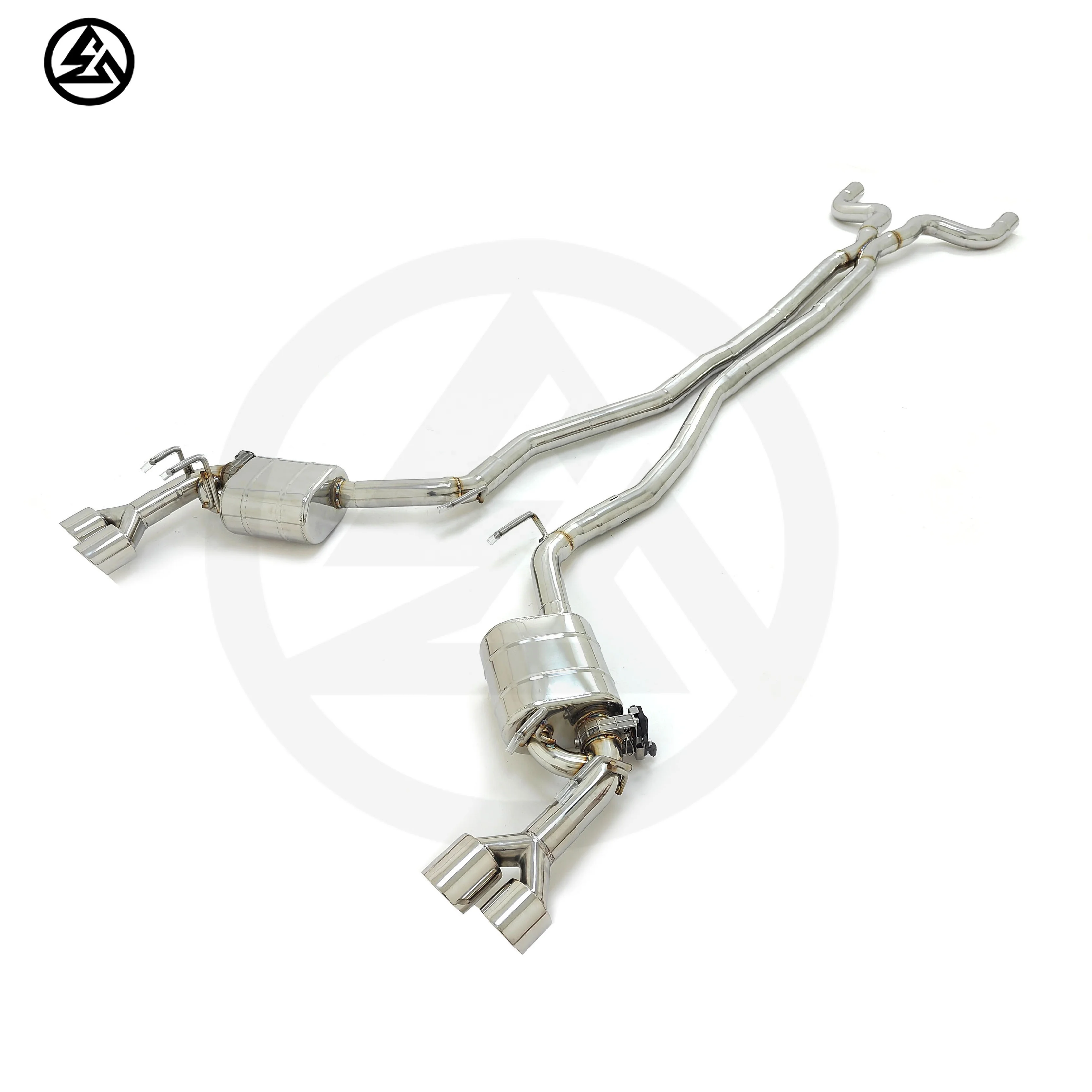 CSZ SS304 Valvetronic Muffler for Chevrolet Camaro ZL1 V6 3.6L Exhaust Pipe With Remote Control Performance Catback