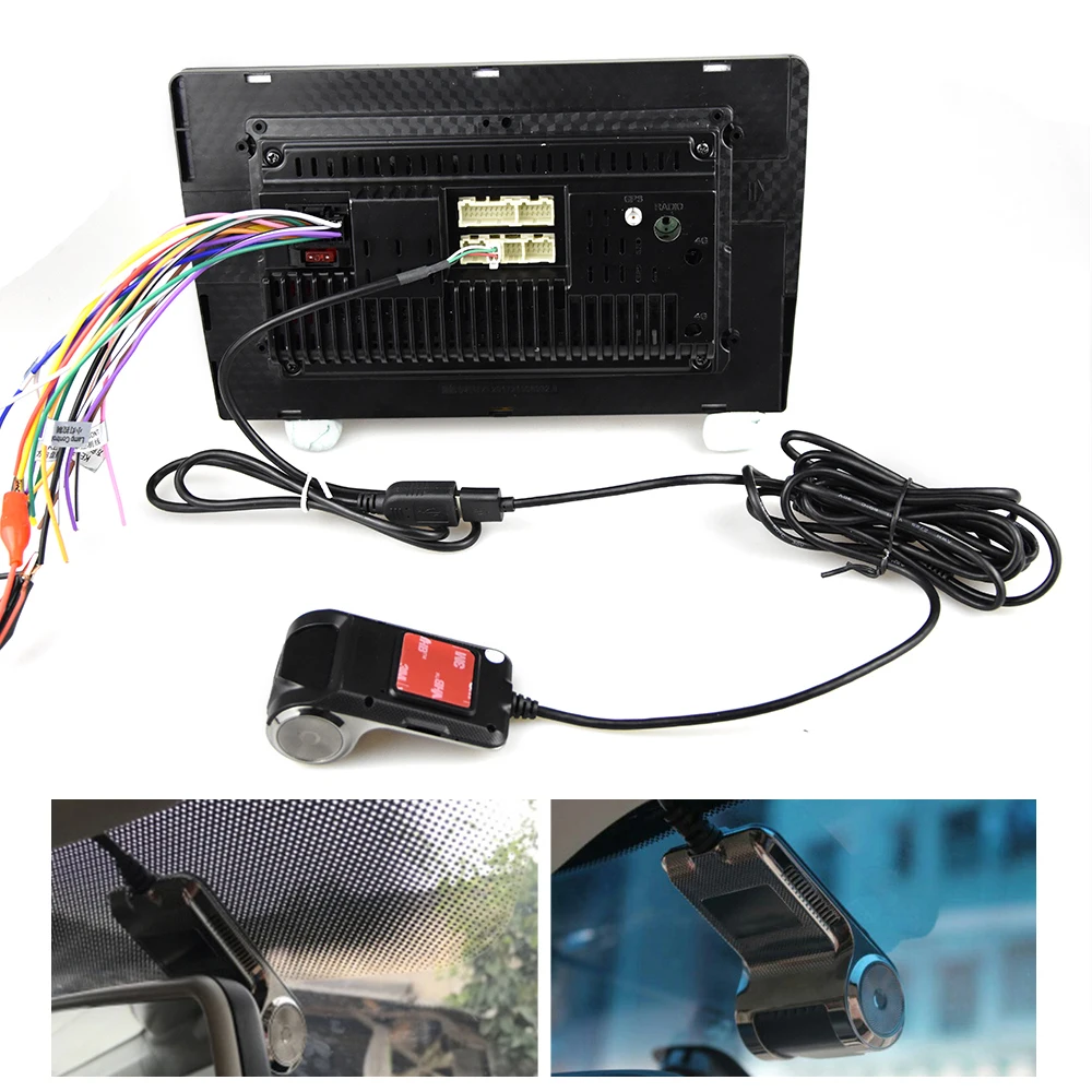 U2 Android Large Screen Dvr Car USB Hidden Car Camera hd 1080p Adas Camera Car Dvr Dash Cam