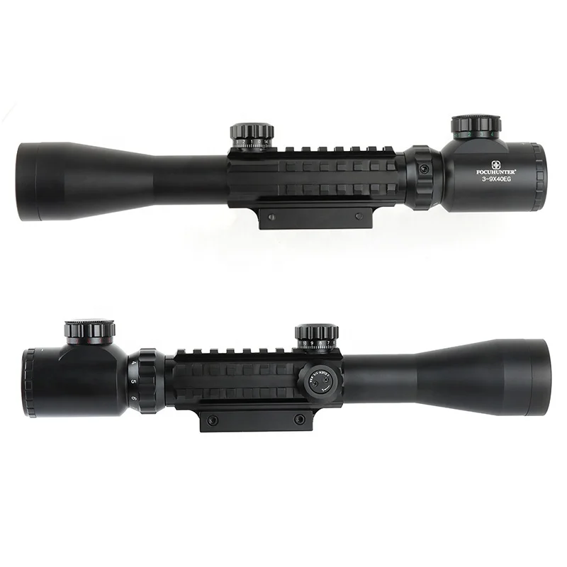 MZJ Optics FOCUHUNTER 3-9x40eg Illuminated Scopes for Hunting