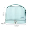 Toast cake cosmetic bag blueberry blue