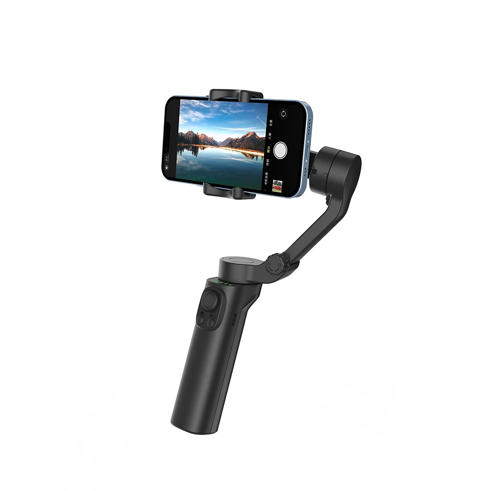 Flexible Handheld Gimbal Stabilizer Mobile Phone 3 Axis Tripod Stand Auto Face Tracking Tripod