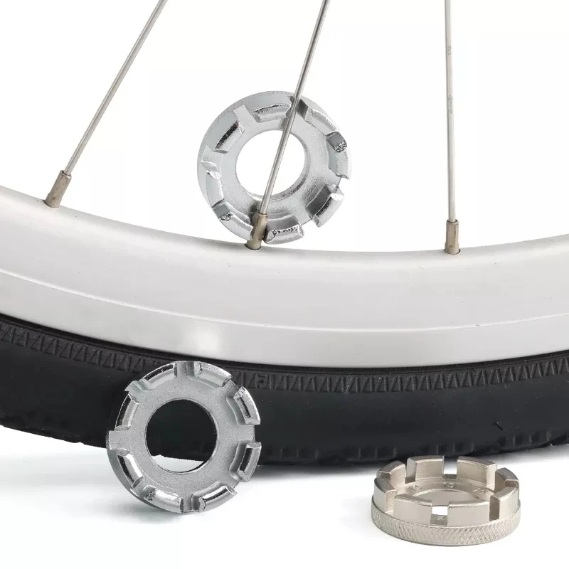 Chiave a Raggi Bici Portatile in Acciaio al Carbonio per Riparazione