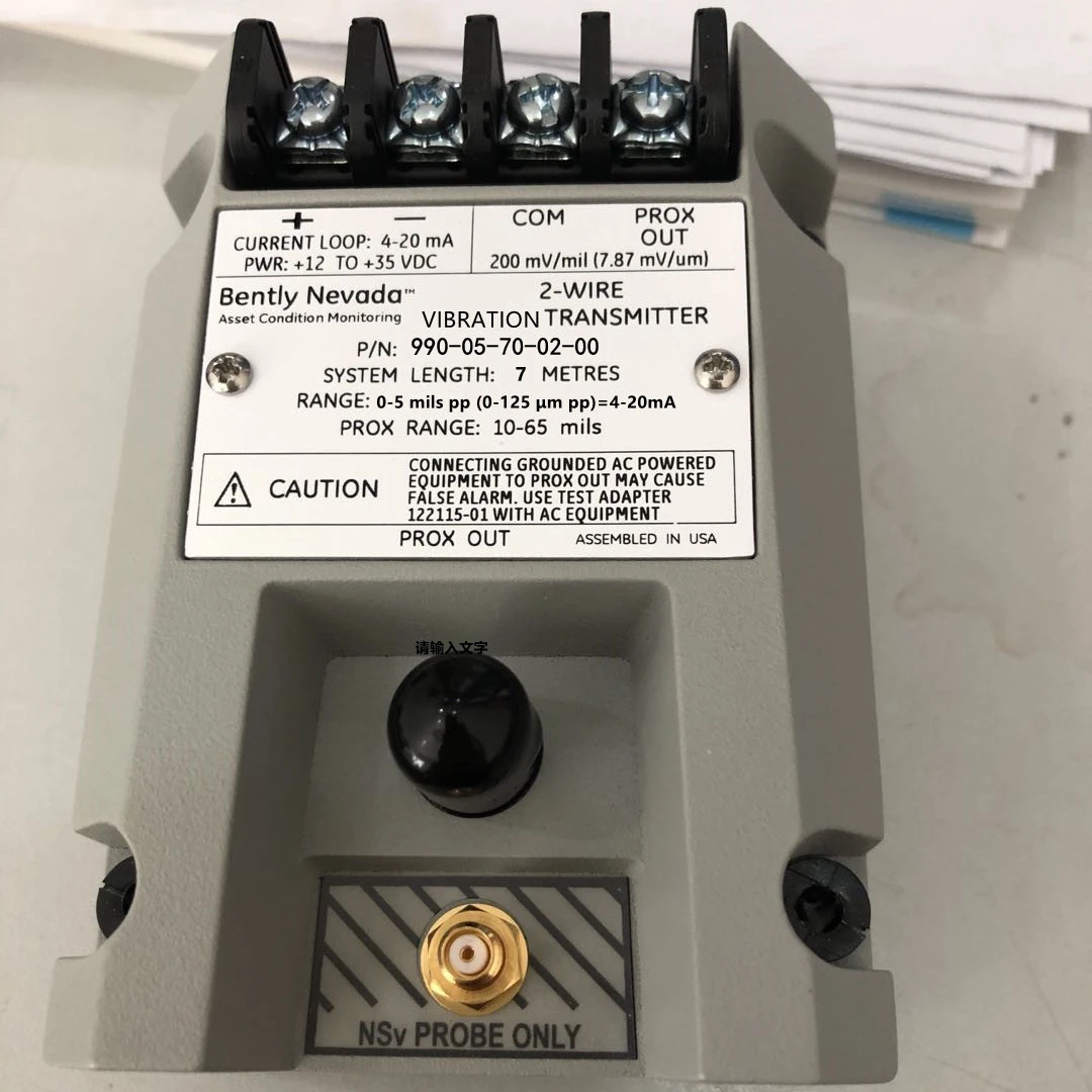 Original Bently Nevada 2 Wire Vibration Transmitter 990-05-70-02-00 Original Bently Nevada 2 Wire Vibration Transmitter 990-05-70-02-00