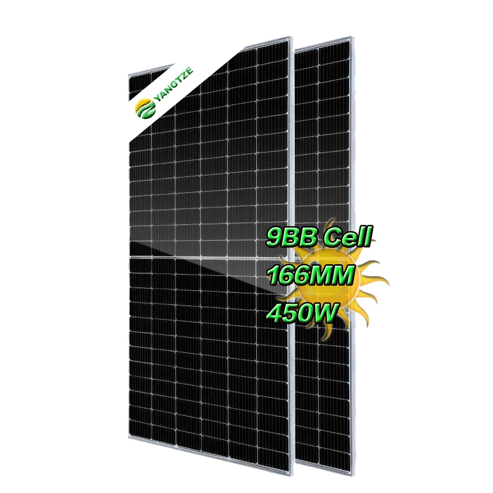 New Design Yangtze 450w 460w 144p 9bb mono solar panel