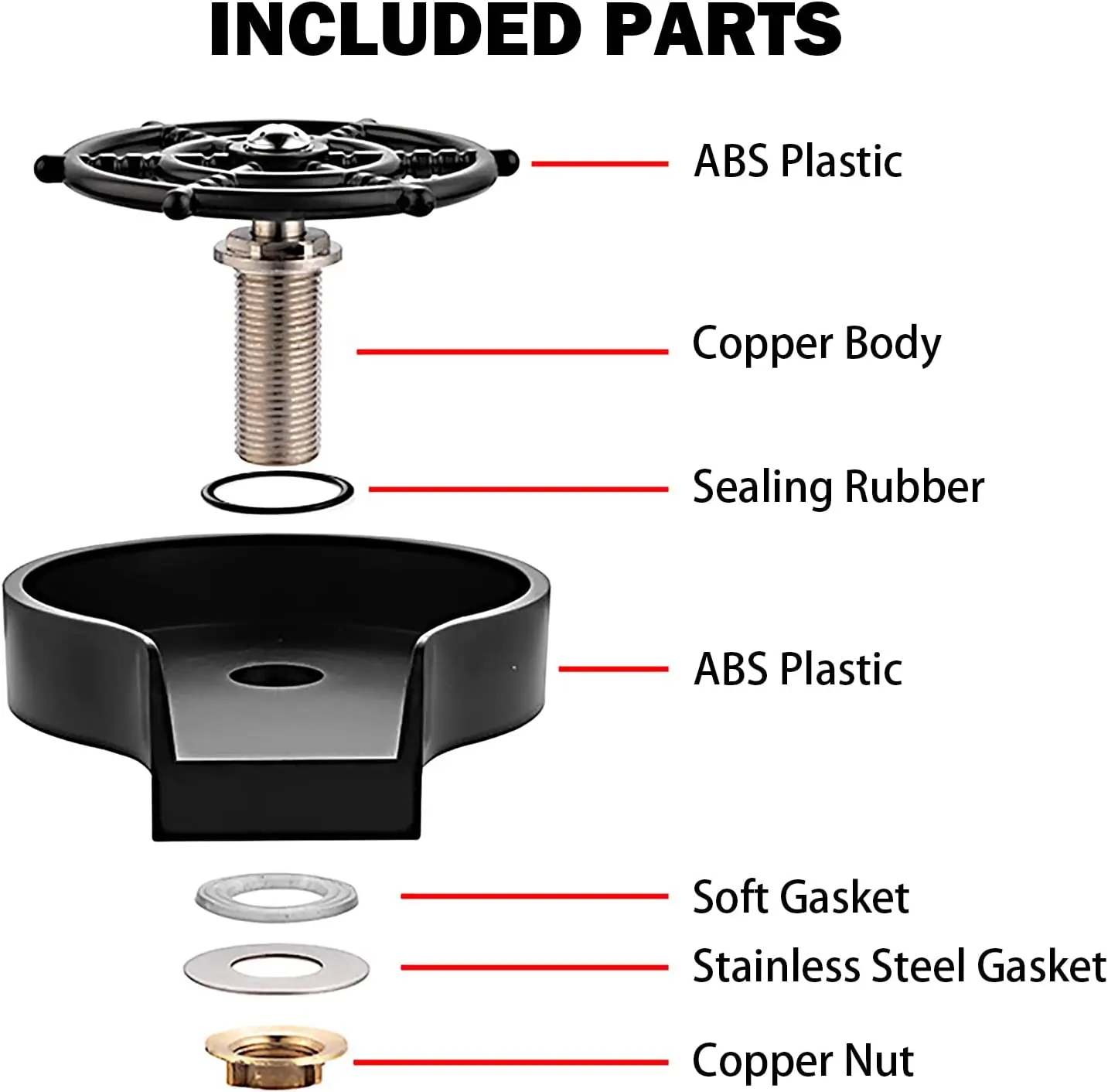 Glass Rinser Coffee Milk Tea Cup Customized Abs Kitchen Sink