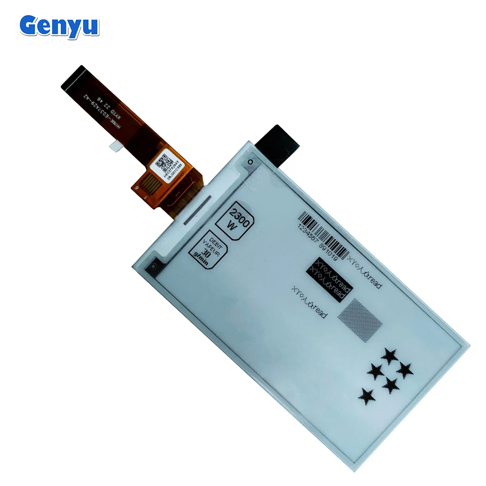 E Paper Genyu Epaper Digit E-ink Graphic Display Cheap Segment Eink