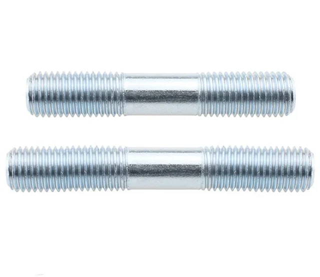 Good price for studs Equal length double headed bolts for machinery and equipment Zinc-plated 4.8 grade double-headed stud