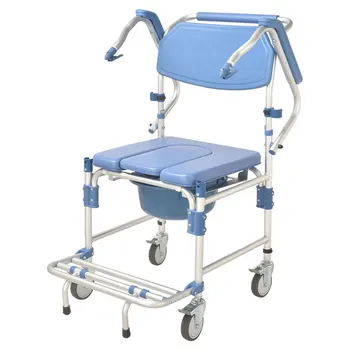 medical equipment foldable bedside commode wheelchair toilet chair for disabled
