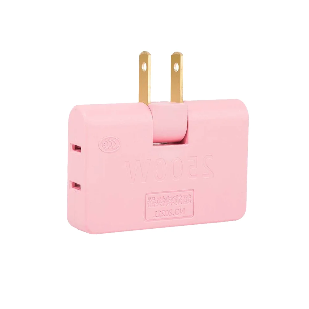 Mini 3 Pin Design Converter Rotate Charger Wall Electrical Converter Socket American Power Plug Universal Travel Adapters
