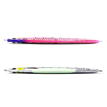 3D Printed Lead Fish 40g/60g/80g Deep-Sea Jigging Spanish Mackerel Iron Plate Bionic Artificial Lure Fast Retrieval Slow Sinking – Metal Jig – view 2