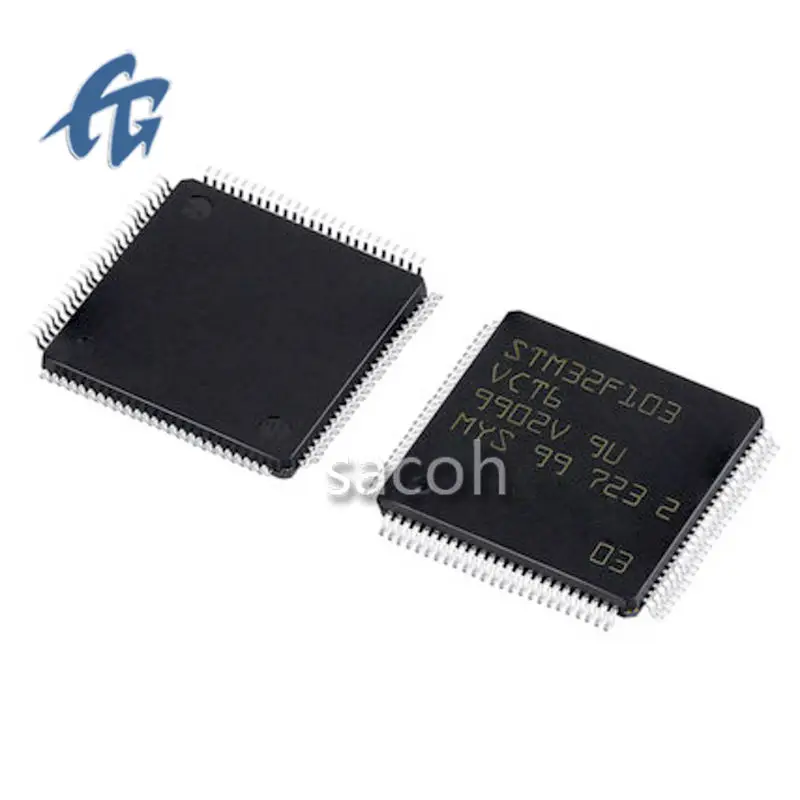 STM32F103VCT6 32-Bit MCU with 256KB Flash, Packaged in 100LQFP