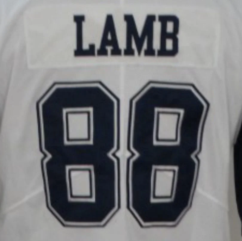 stitched ceedee lamb jersey